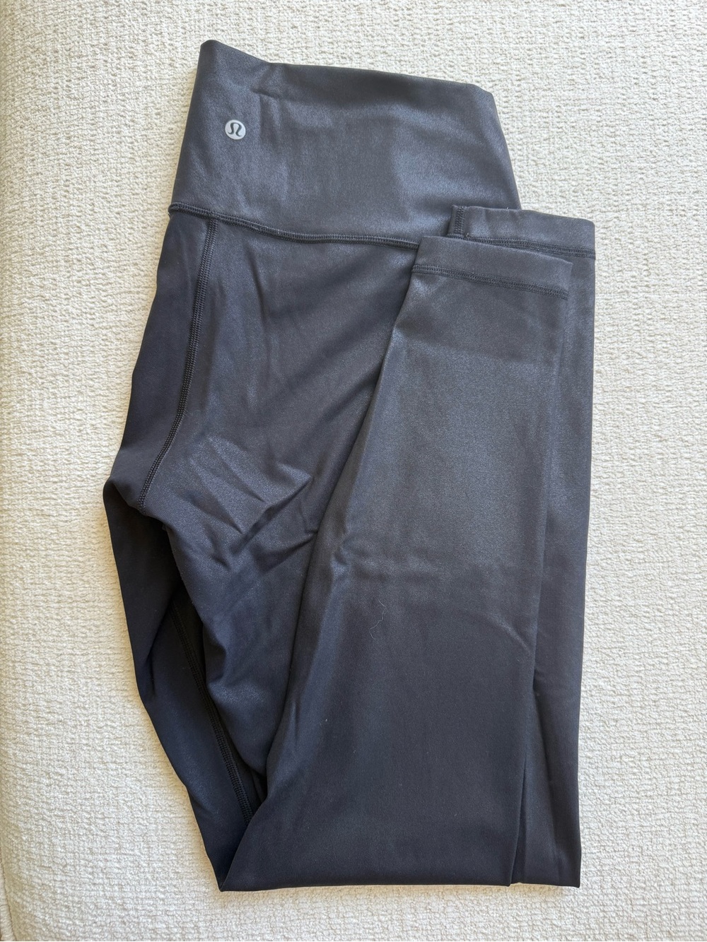 Lululemon Wunder Under Black Shine Leggings